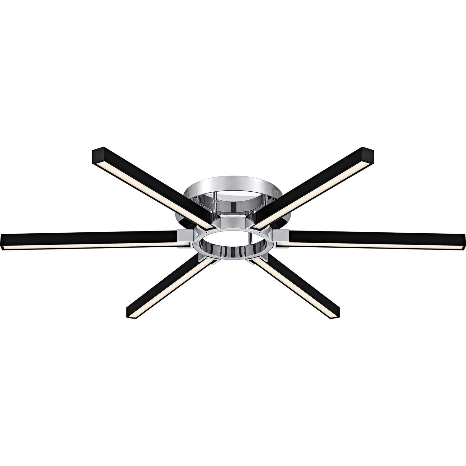 Polished Chrome Led Semi Flush Mount From The Zealand Collection