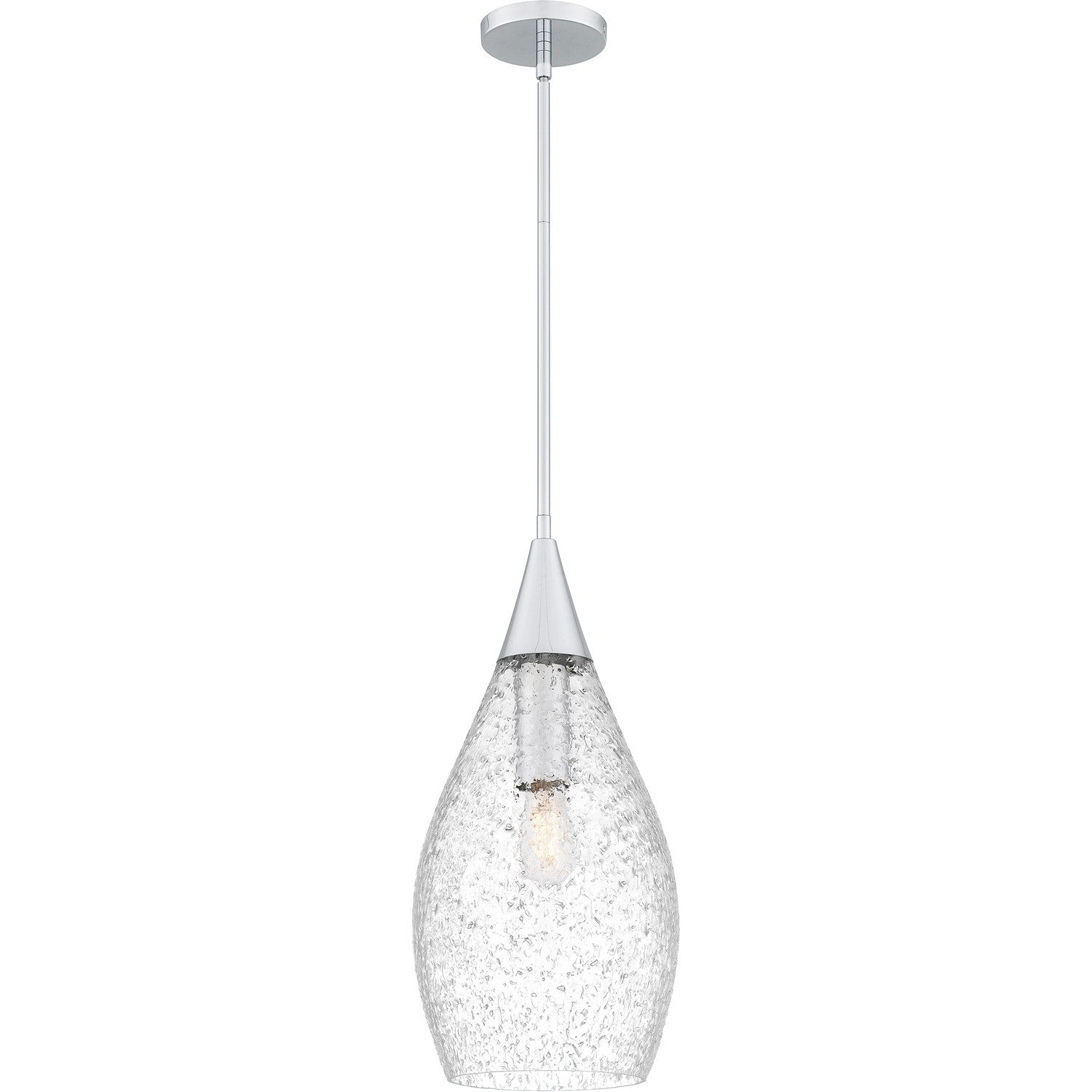 Polished Chrome One Light Pendant From The Spruce Collection