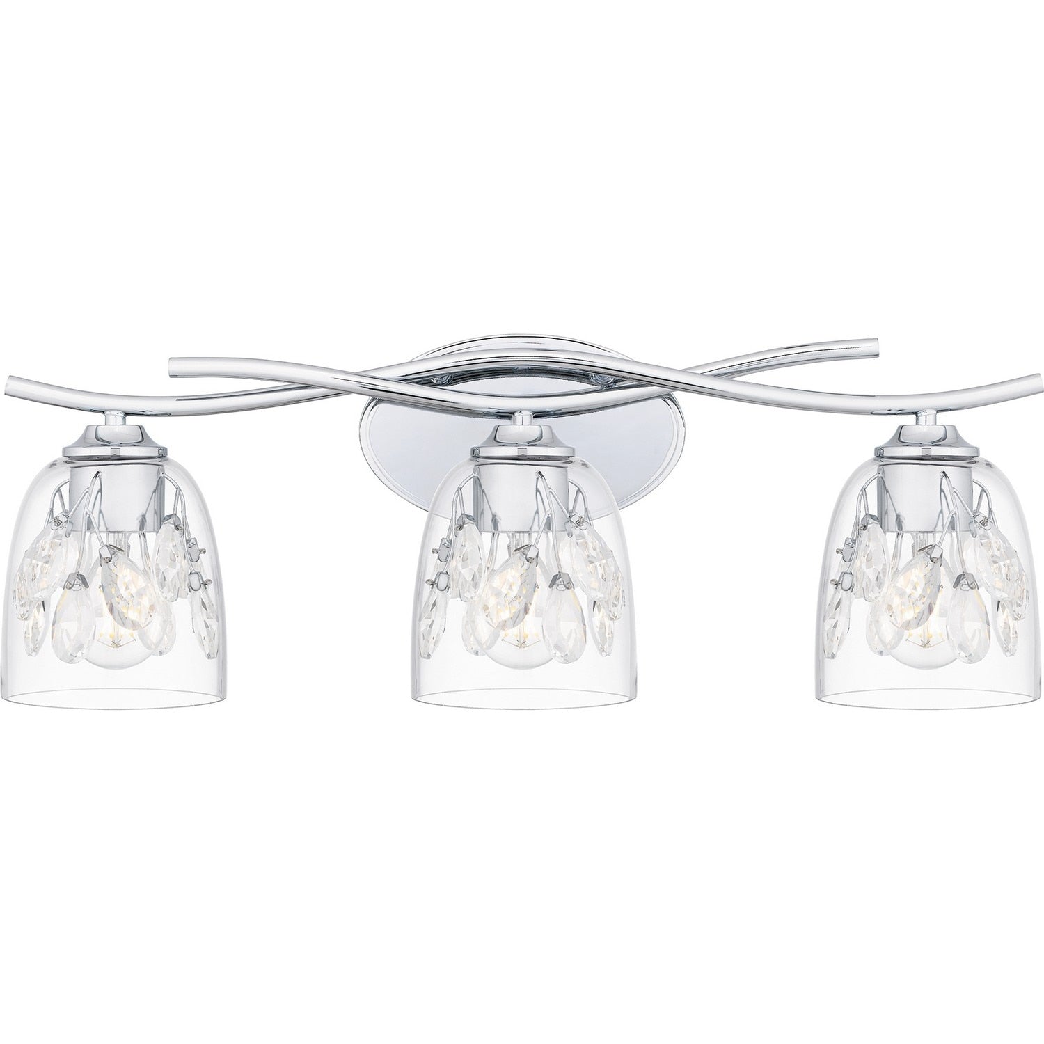 Polished Chrome Three Light Bath From The Ansley Collection
