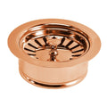 Polished Copper 3.5 Inch Disposer Trim Basket Strainer