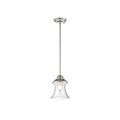Polished Nickel One Light Mini Pendant From The Vintage Collection