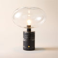 Polo Black Marble Floor Lamp