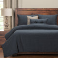 Pologear Belmont Deep Blue Luxury Duvet Cover Set