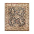Polonaise Hand Knotted New Zealand Wool Black Area Rug 26 X 126