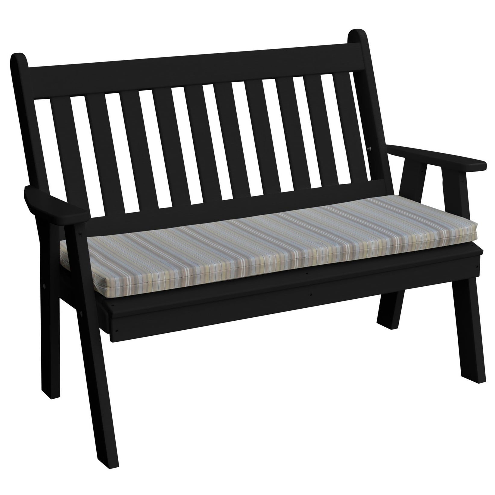 4 Poly Traditional English Garden Bench