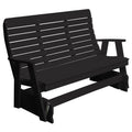 Outdoor 5 Foot Glider Bench Recycled Plastic