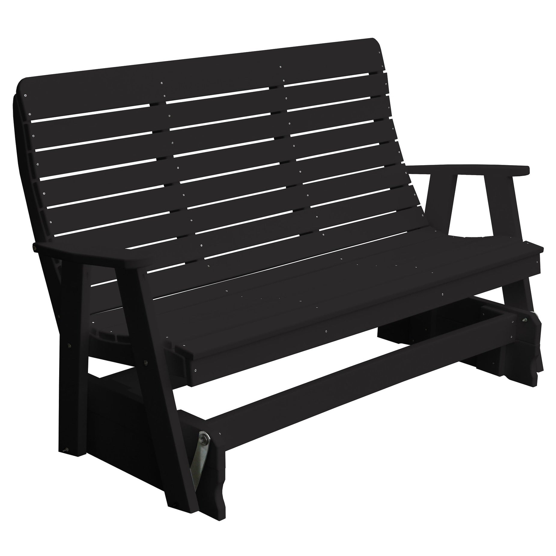 Outdoor 5 Foot Glider Bench Recycled Plastic