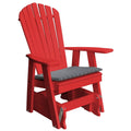 Outdoor Adirondack Style Gliding Chair Recycled Plastic