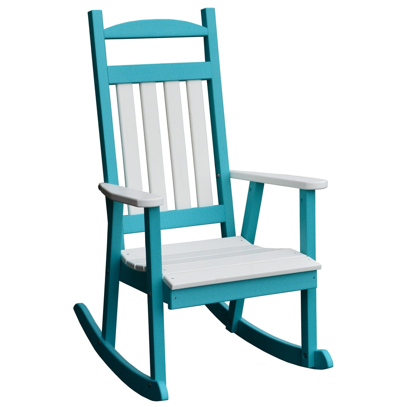 Outdoor Classic Porch Rocking Chair Recycled Plastic