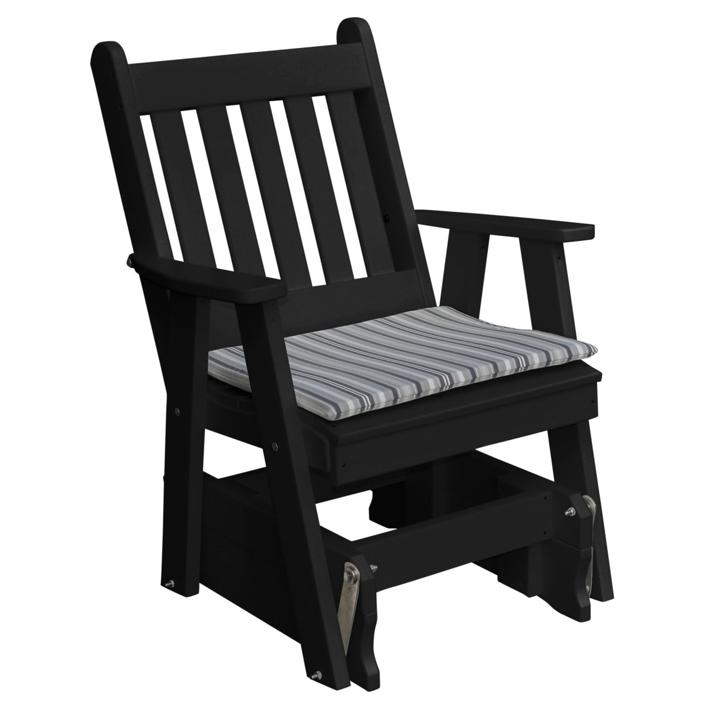 Outdoor Gliding Chair In Traditional English Style Recycled Plastic