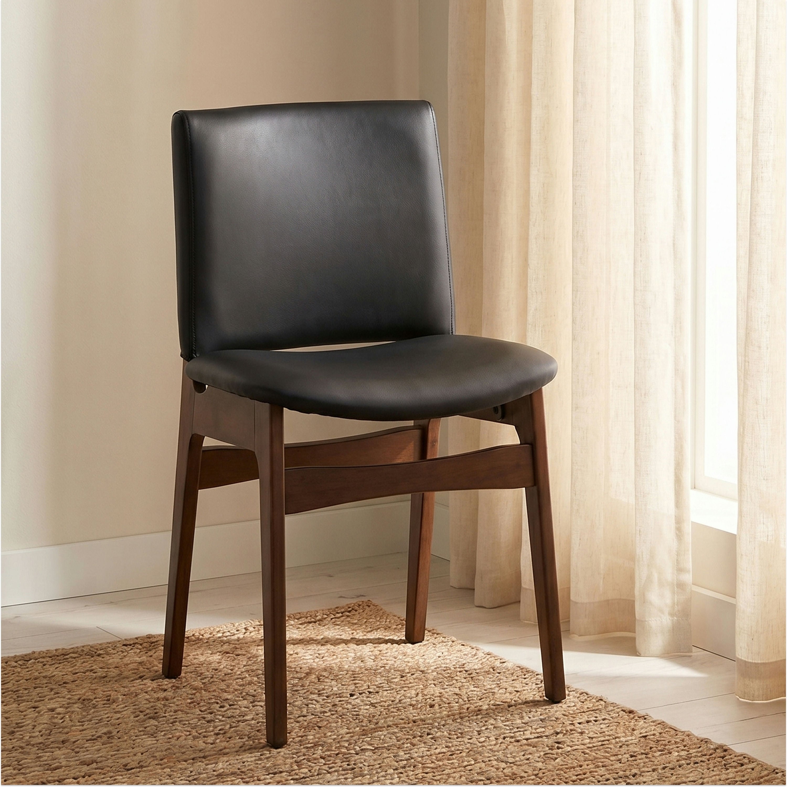 Oliva Full Grain Italian Leather Dining Chair