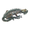 Polymer Clay Sculpture Watchful Iguana 4 Inch Indonesia