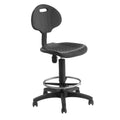 Polyurethane Adjustable Task Stool With Backrest