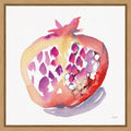 Pomegranate By Kristy Rice Framed Canvas Wall Art Print