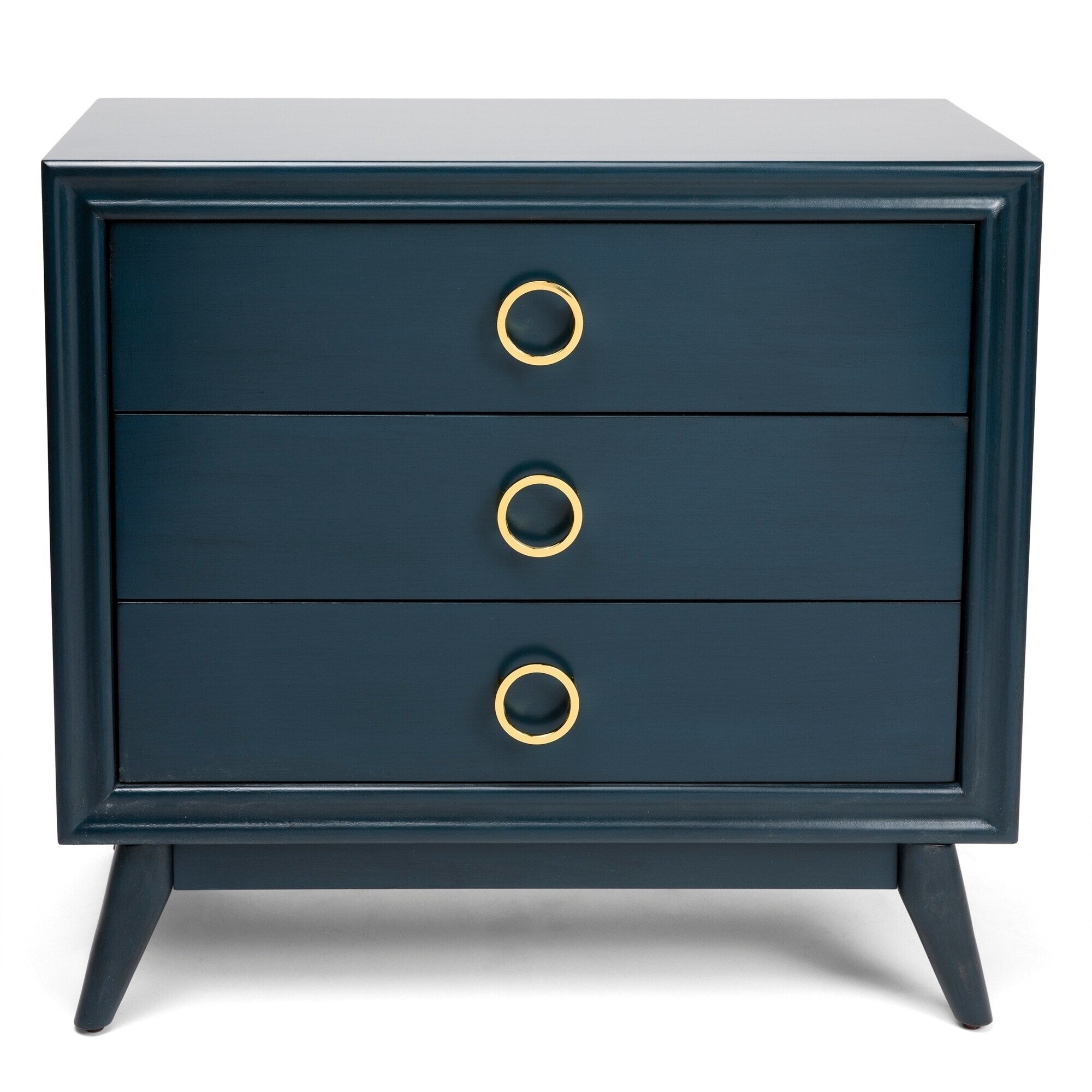 Pomeroy Indigo 3 Drawer Chest With Gold Hardware N A