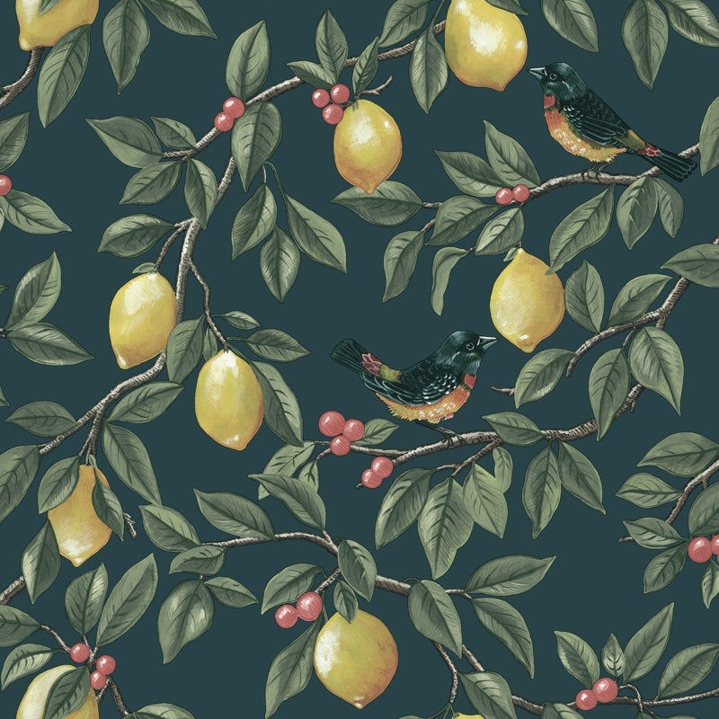 Ponderosa Lemon Trail Non Pasted Wallpaper Covers 56 Square Feet