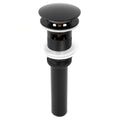 Pop Up Drain Assembly With Cap With Overflow For Under Mount Installation