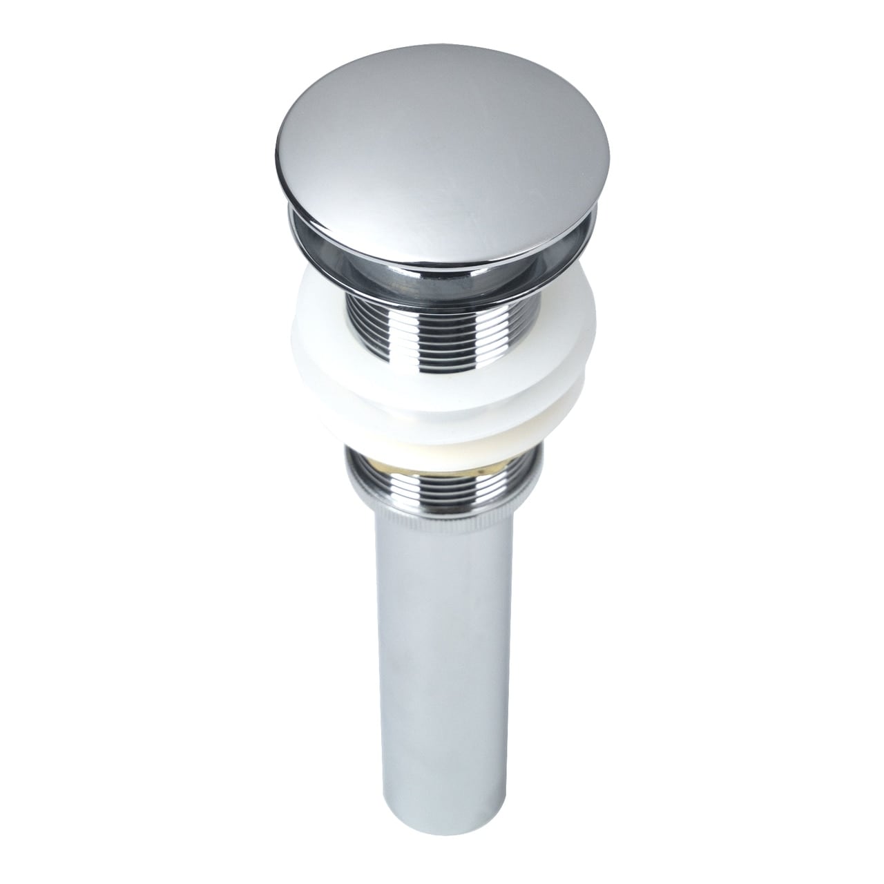 Pop Up Drain Assembly With Cap Without Overflow For Vessel Sinks