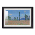 Poppy Field 1890 1891 Claude Monet Custom Framed Print