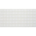 Porcelain 2X2 Inch Mosaic Tile In Arctic White 12X24