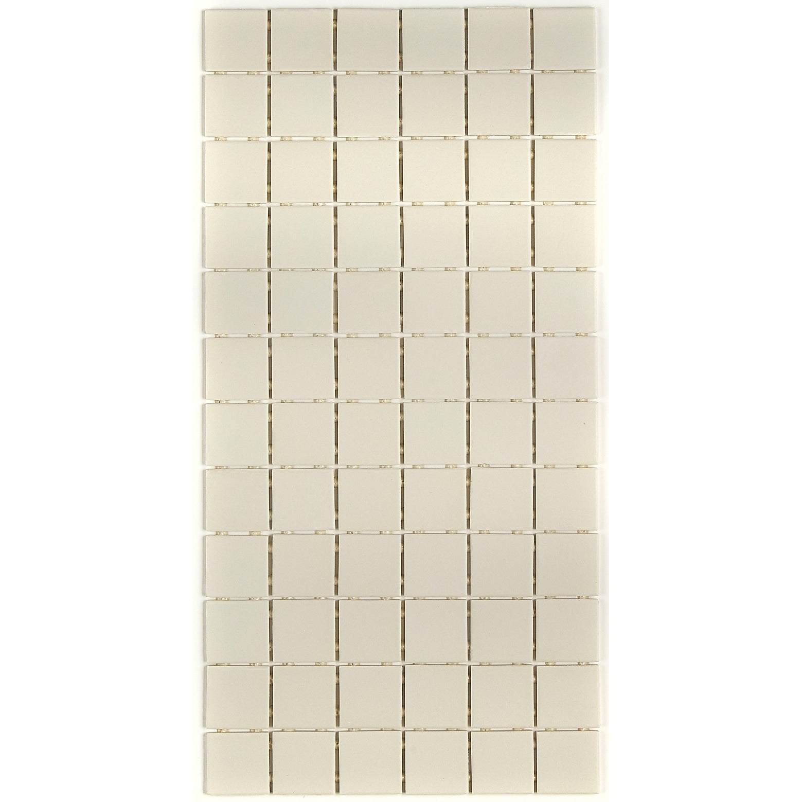 Porcelain 2X2 Inch Mosaic Tile In Biscuit 12X24