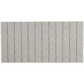 Porcelain 2X2 Inch Mosaic Tile In Desert Gray 12X24