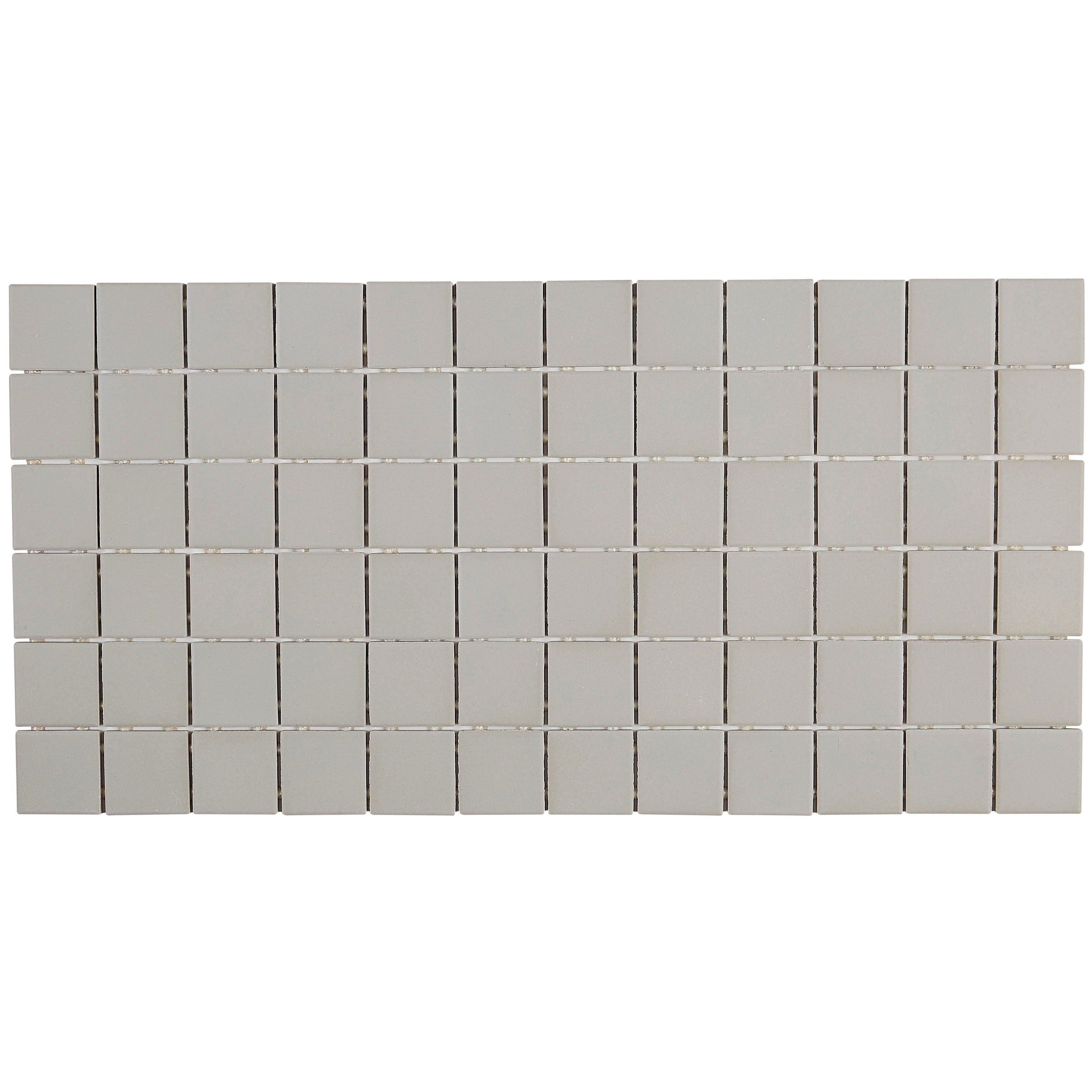 Porcelain 2X2 Inch Mosaic Tile In Desert Gray 12X24