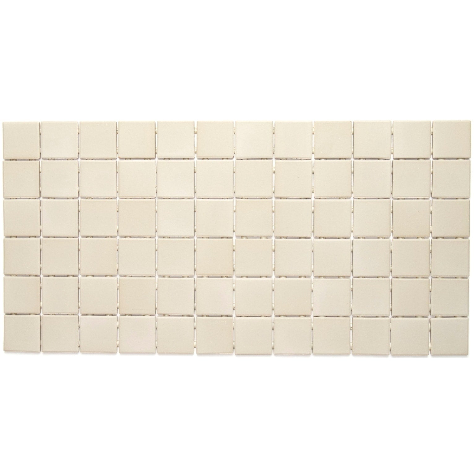 Porcelain 2X2 Inch Mosaic Tile In Urban Putty 12X24