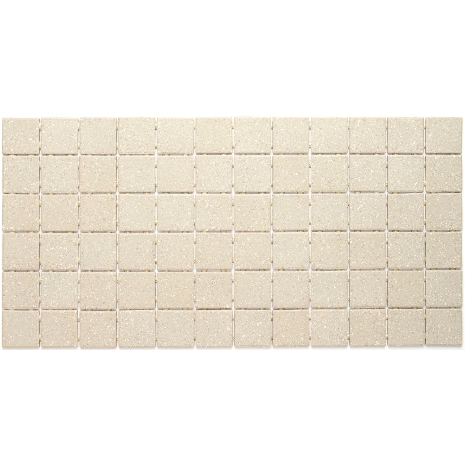 Porcelain 2X2 Inch Mosaic Tile In Urban Putty Speckle 12X24