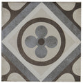 Porcelain Cement Look 8 X 8 Inch Cool Blend Decorative Tile In Petalo