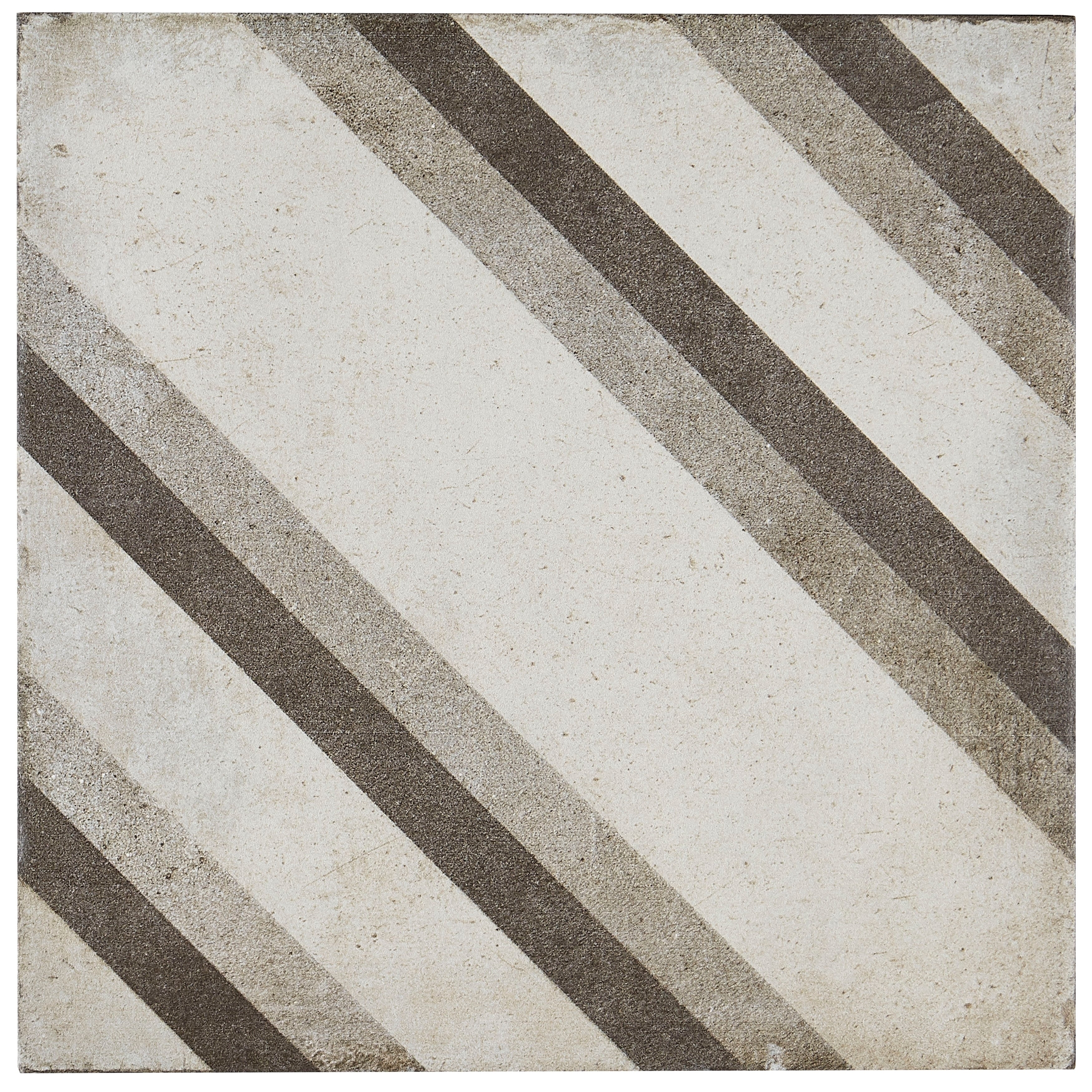 Porcelain Cement Look 8 X 8 Inch Cool Blend Decorative Tile In Piazza