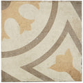 Porcelain Cement Look 8 X 8 Inch Warm Blend Decorative Tile In Circolo