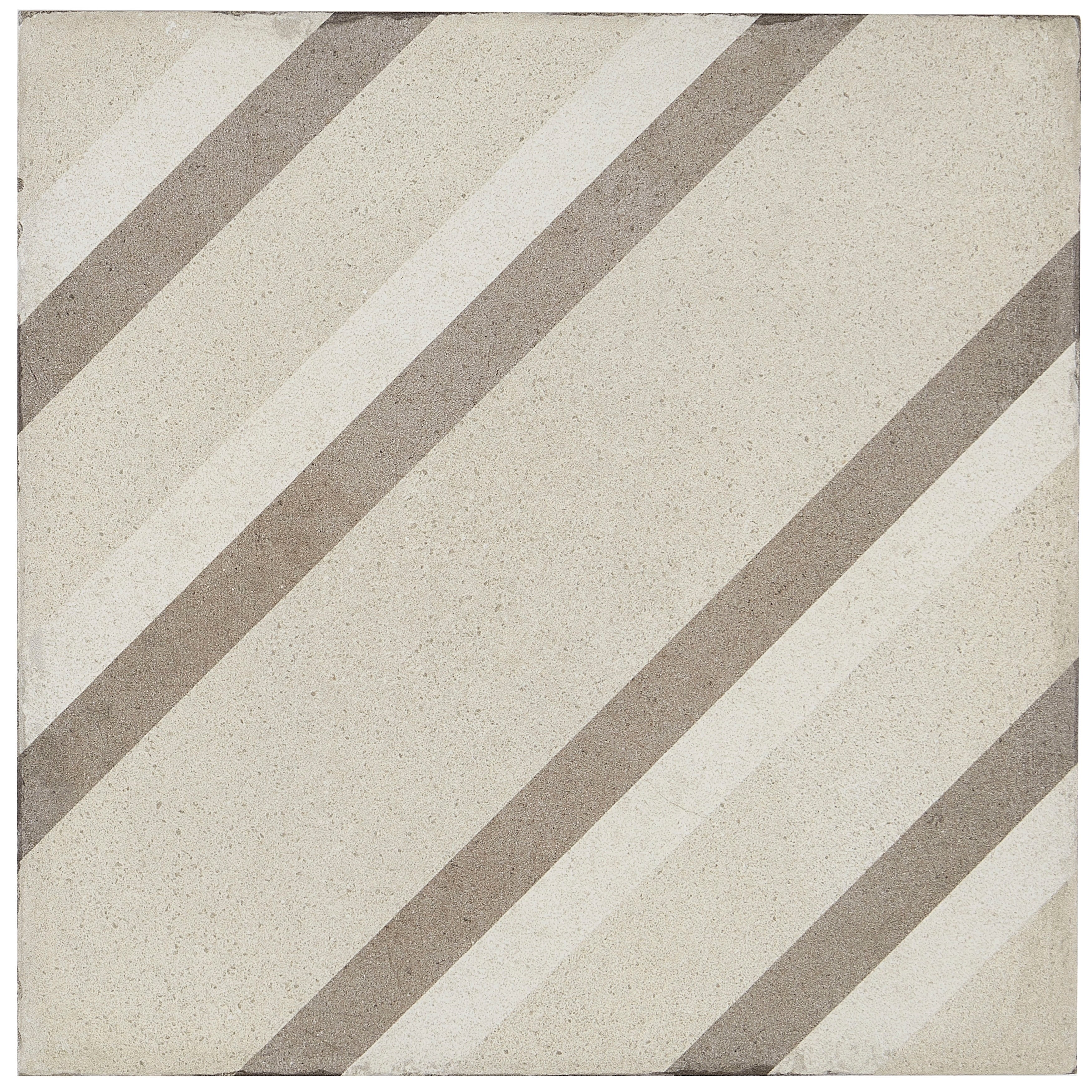 Porcelain Cement Look 8 X 8 Inch Warm Blend Decorative Tile In Piazza