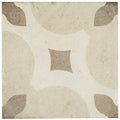 Porcelain Cement Look 8 X 8 Inch Warm Blend Decorative Tile In Piccolo Fiore