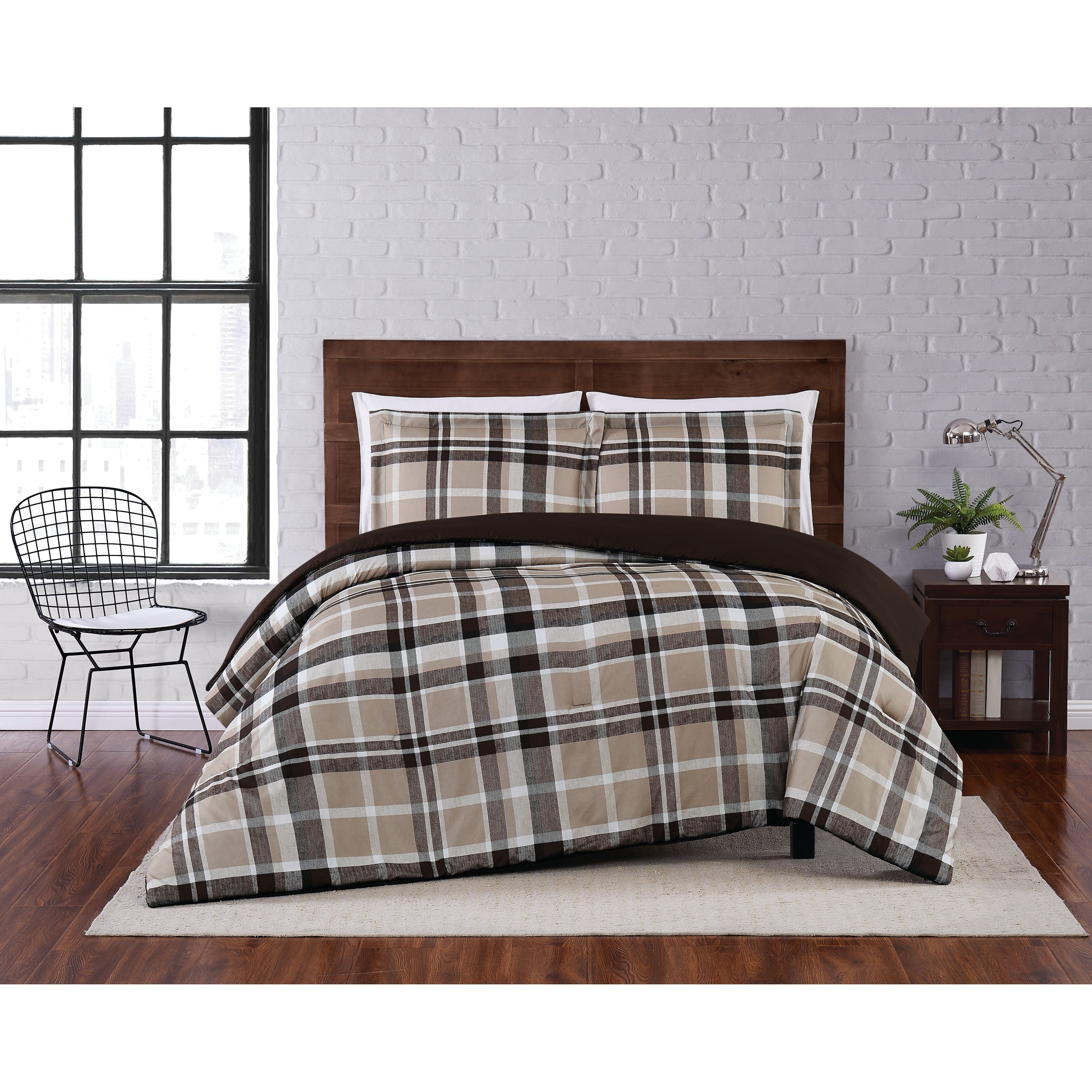 Porch Den Brigadoon Plaid Comforter Set
