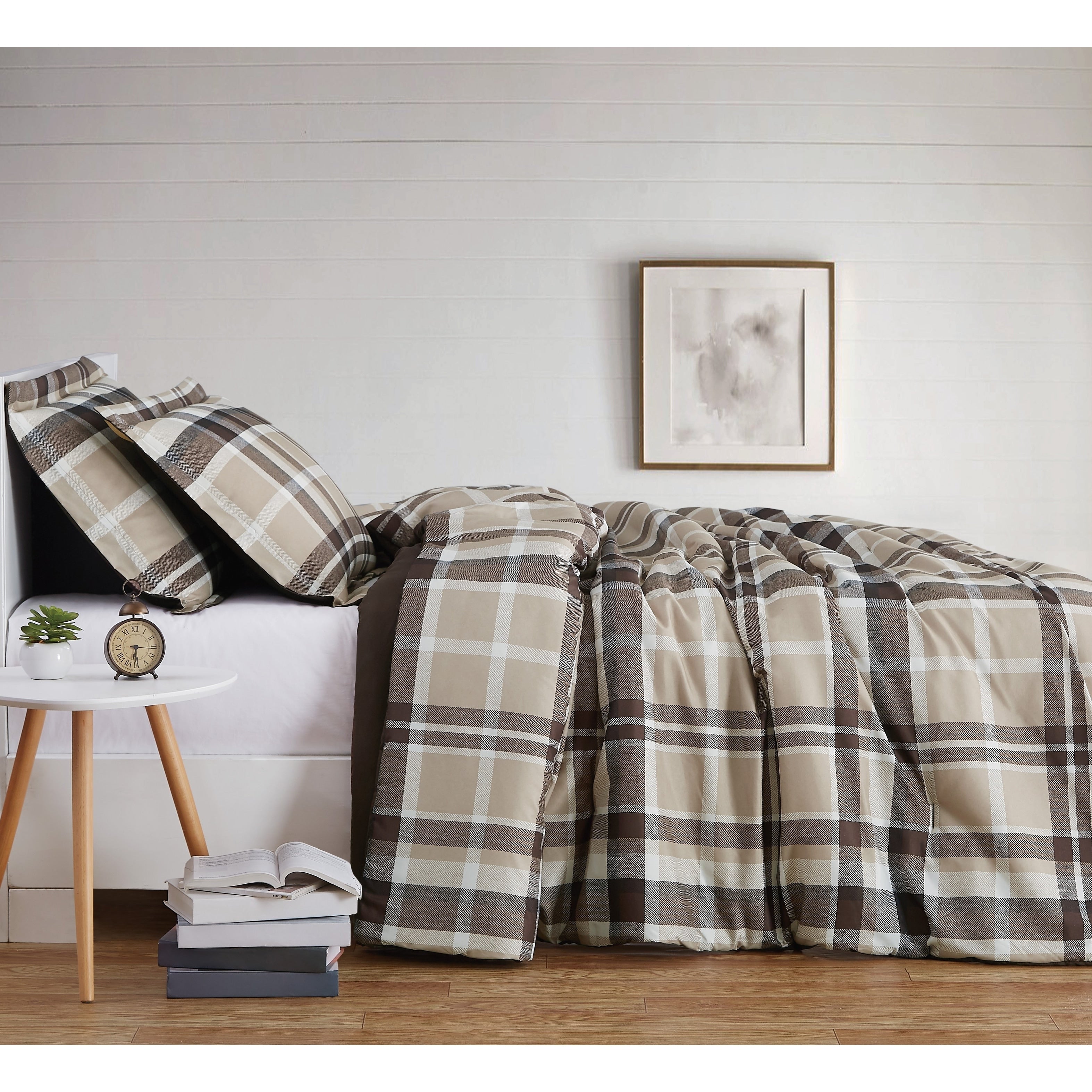 Porch Den Brigadoon Plaid Duvet Cover Set