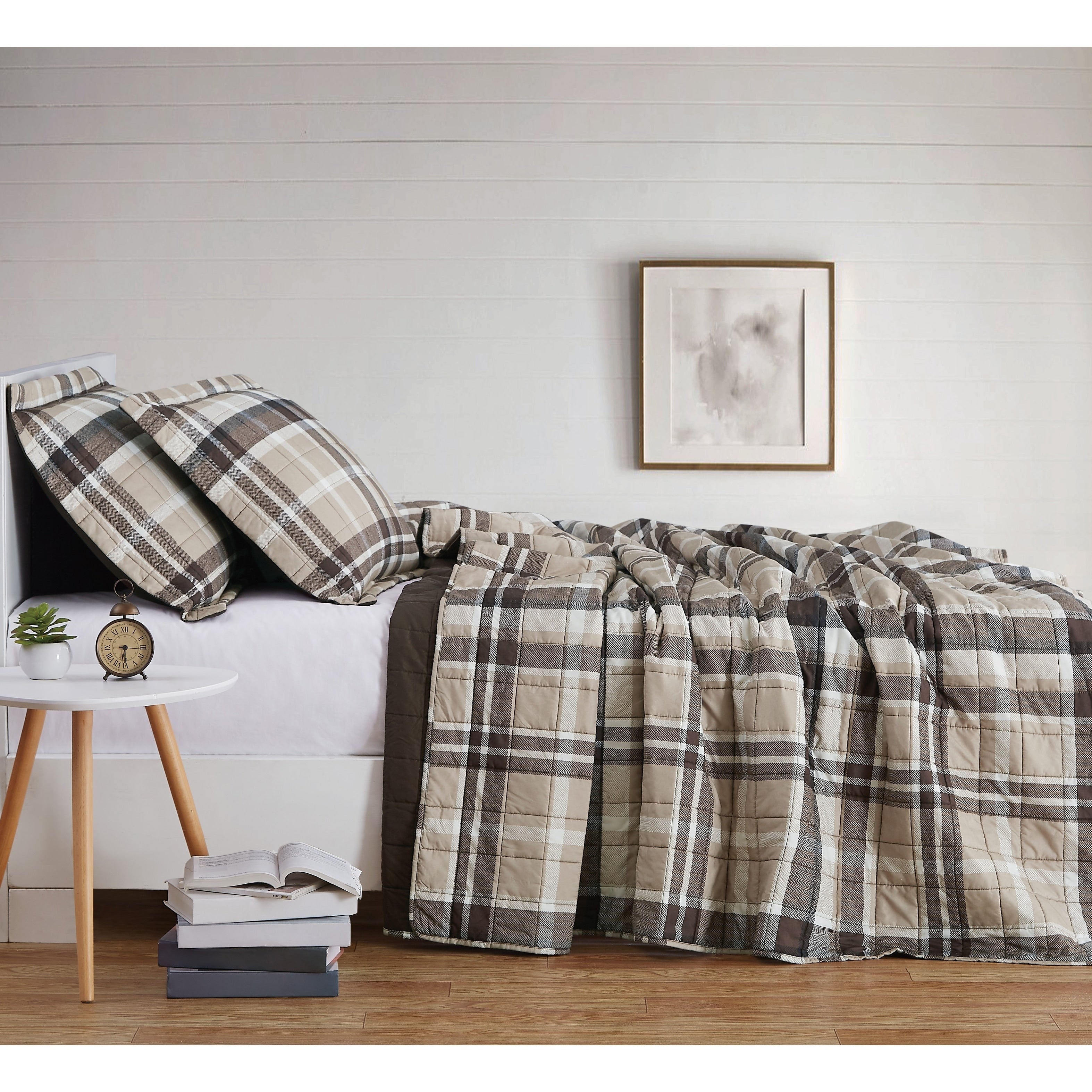 Porch Den Brigadoon Plaid Quilt Set