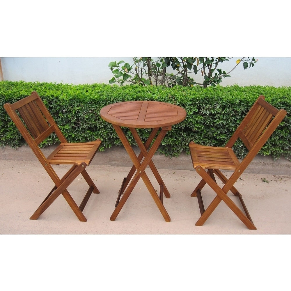 Havenside Home Silverton Acacia Hardwood Outdoor Bistro Set