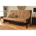 Porch Den Desoto Hardwood Suede Queen Size Futon Sofa Bed
