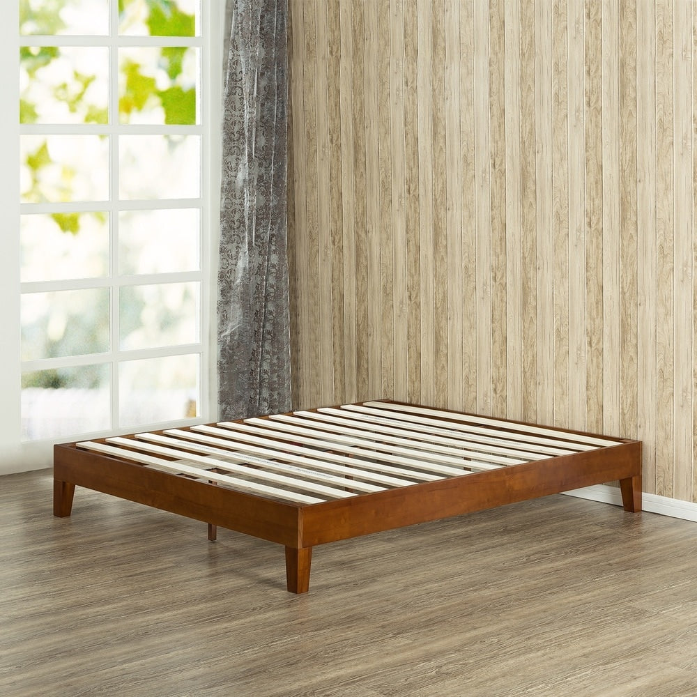Porch Den Neron 12 Inch Deluxe Wood Queen Size Platform Bed