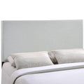 Porch Den Lorman Grey Upholstered Headboard