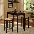 Copper Grove Linaria Espresso 3 Piece Dinette Set