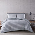 Porch Den Sorrento Striped 3 Piece Comforter Set