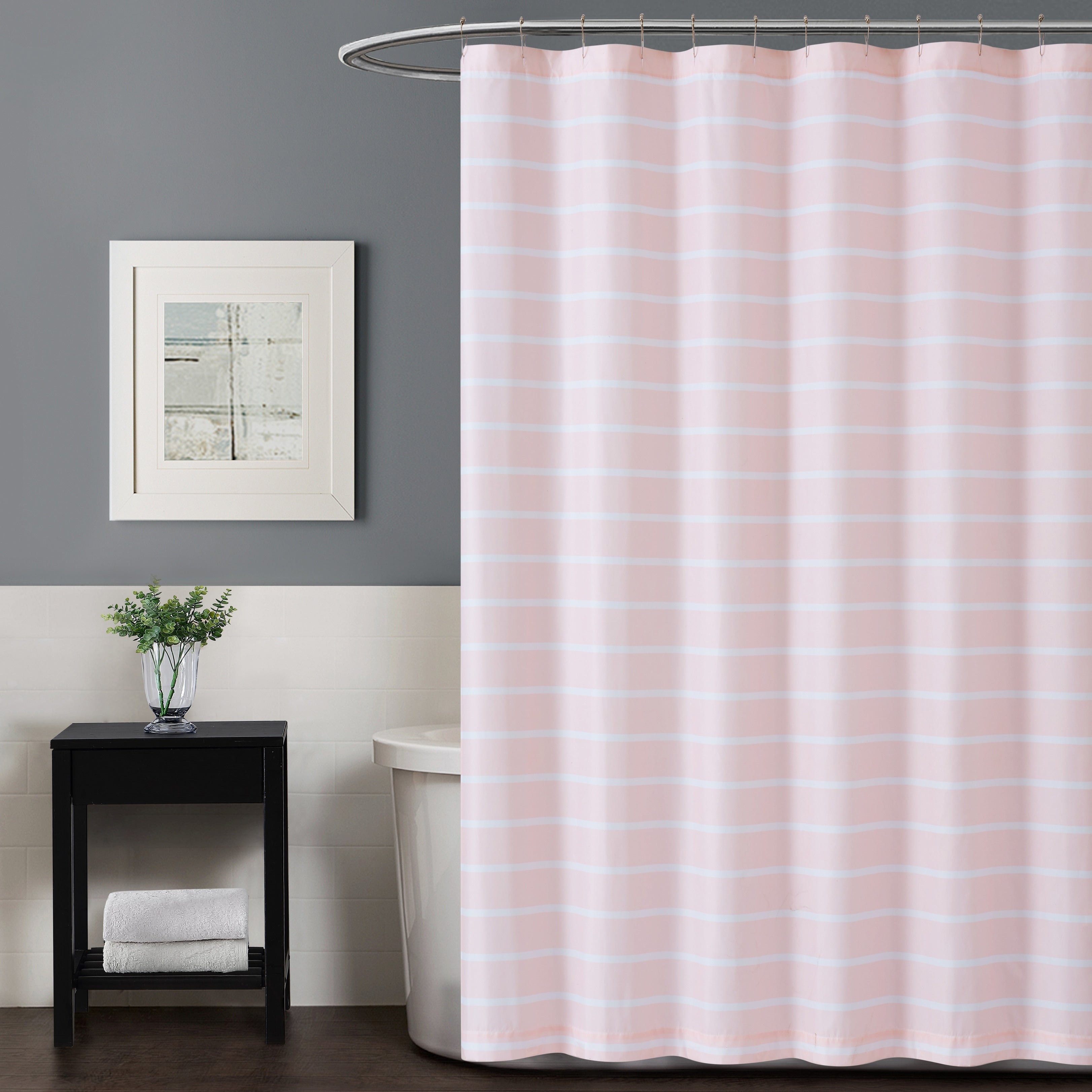 Porch Den Sorrento Striped Shower Curtain