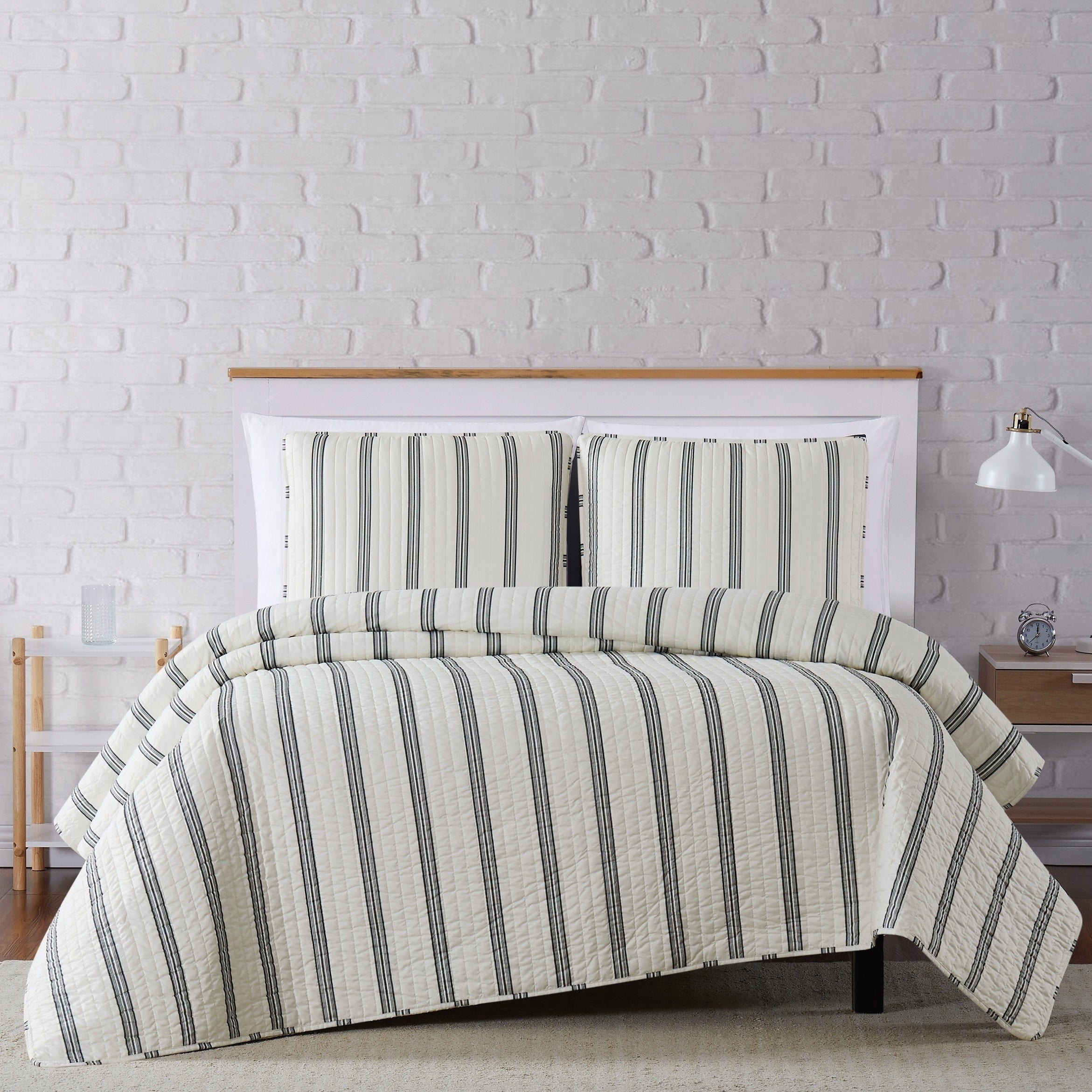 Porch Den Spellman Striped 3 Piecequilt Set