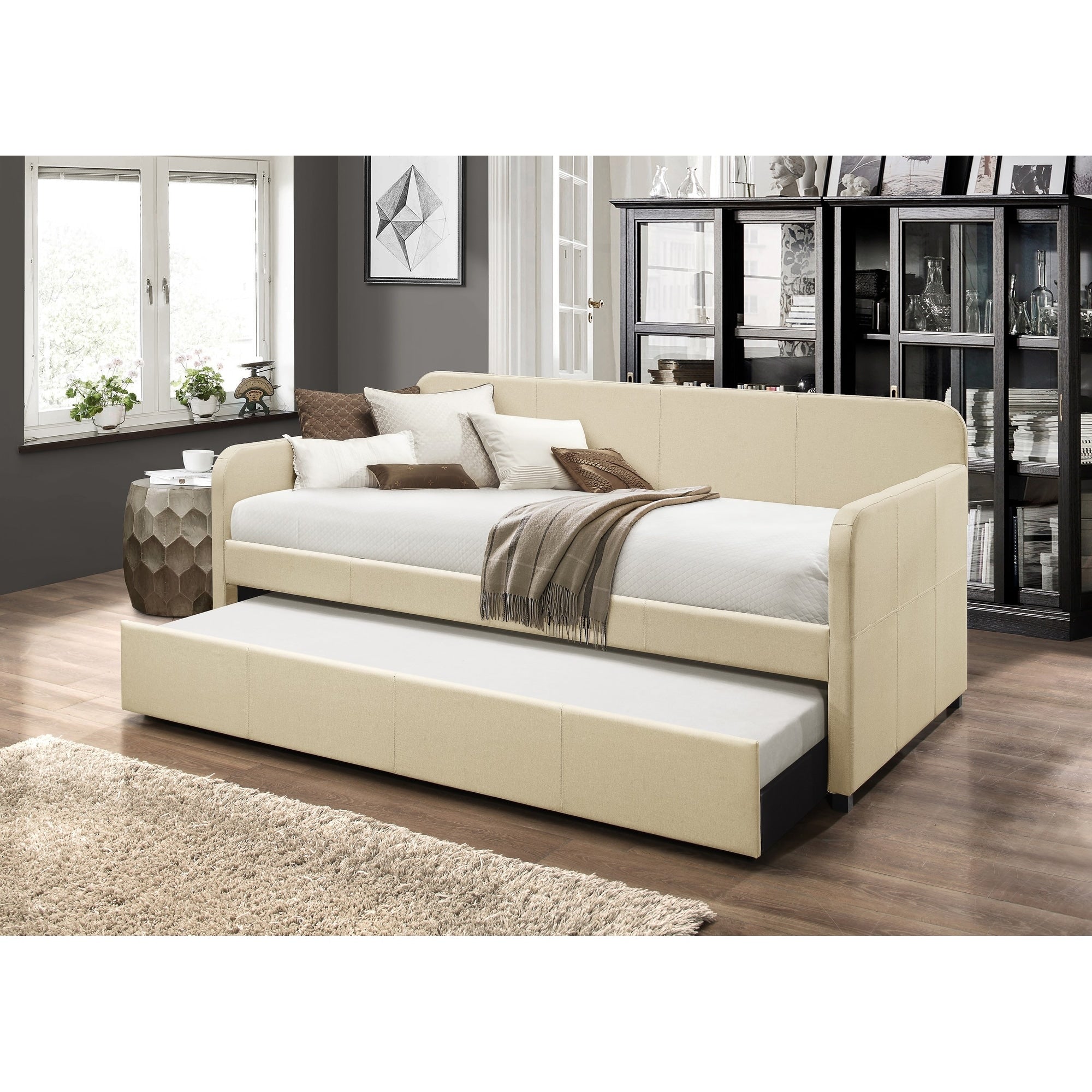 Tiara Upholstered Daybed With Trundle