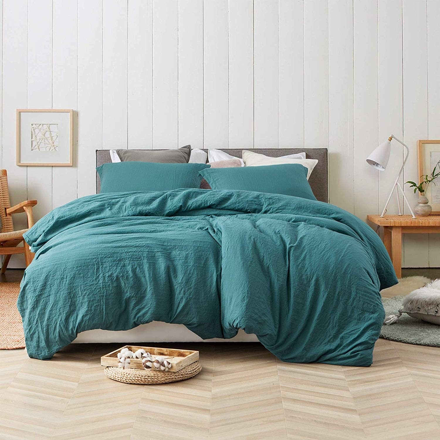 Porch Den Arlinridge Ocean Depths Teal Comforter