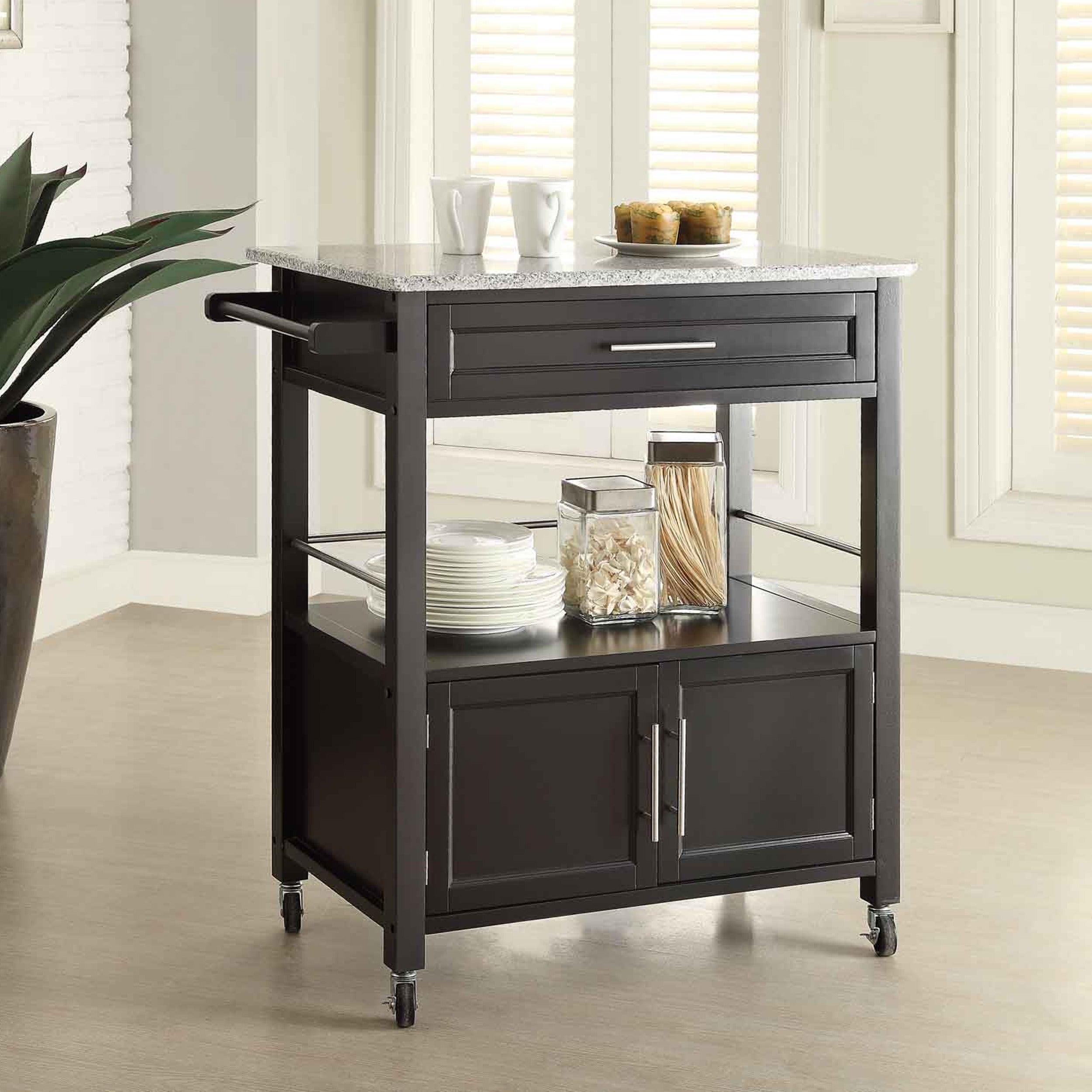 Porch Den Naomi Classic Mobile Kitchen Cart