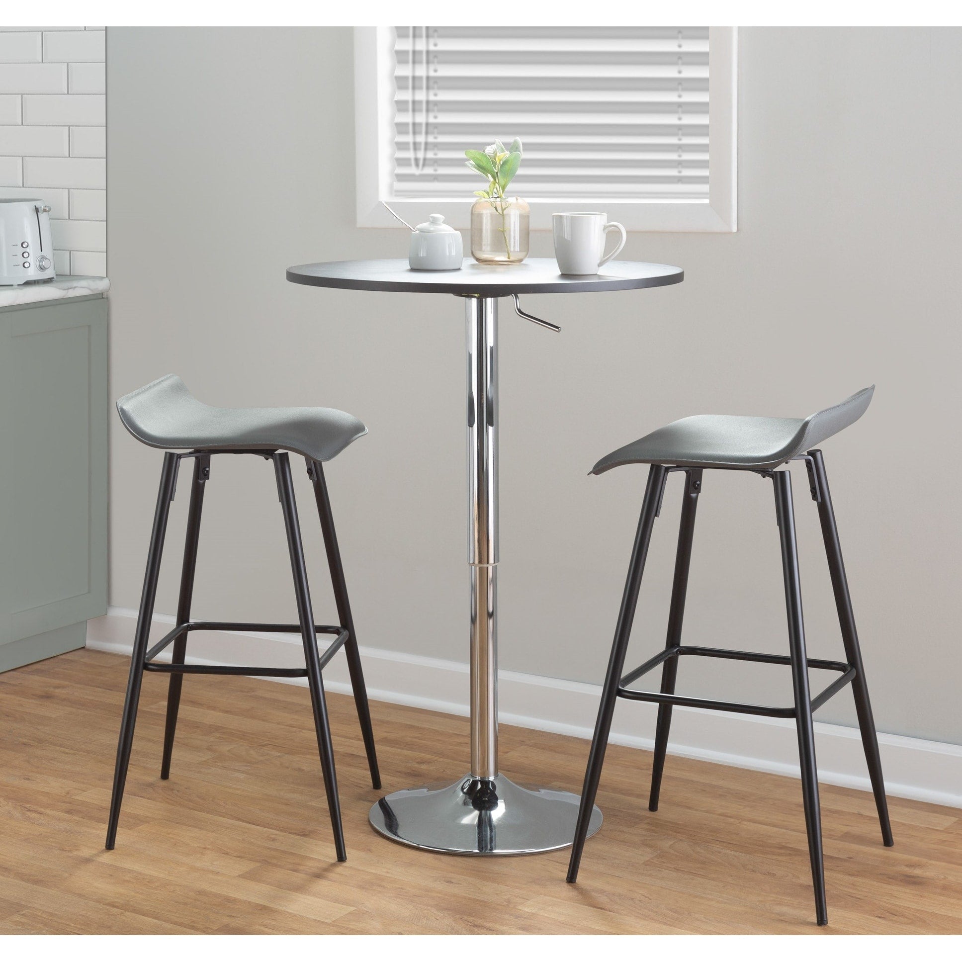 Porch Den Bixby 27 Inch Adjustable Bar Table