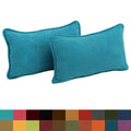 Porch Den Blaze River Microsuede Back Support Throw Pillows Set Of 2